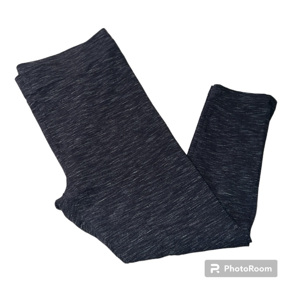 Nicole by Nicole Miller | 3/4 Length Stretchy Leggings | Size Large | Grey/Blue